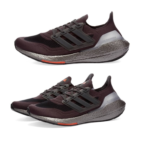 adidas Other - Adidas UltraBoost 21 Running Sneakers (Carbon Solar Red)